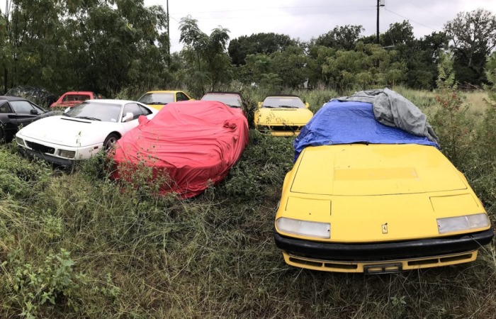В США найдено поле с заброшенными автомобилями Ferrari (5 фото)