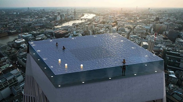 В Лондоне представили проект элитного бассейна (3 фото)
