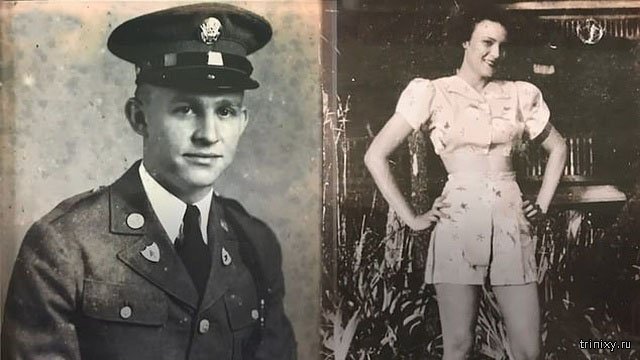 Ветеран Второй мировой встретился с первой возлюбленной (6 фото)