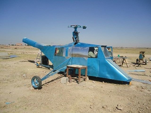 Самодельный вертолет из Ирака (8 фото)