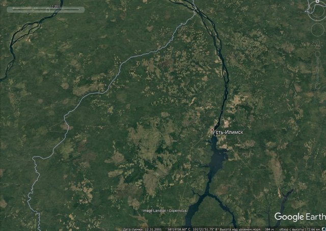 Вырубка лесов наглядно в районе Усть-Илимска (3 фото)