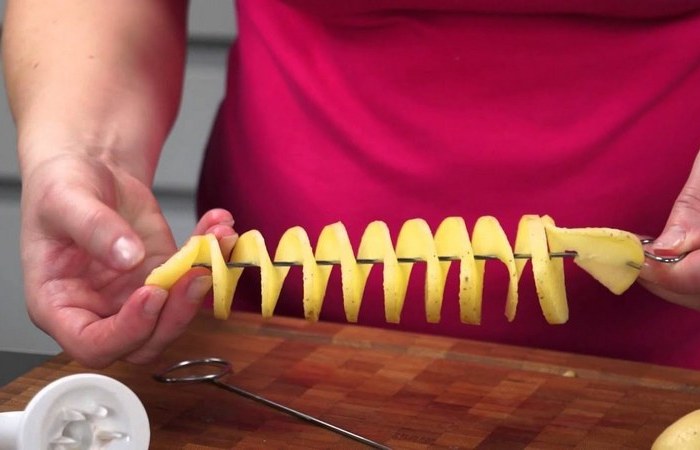 Нож для спиральной нарезки картофеля своими руками (5 фото)