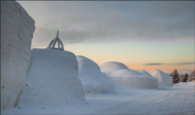Невероятные Ледяные Отели Морозной Лапландии (14 фото)