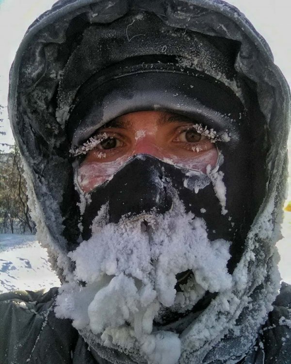 Подборка морозных фотографий из Якутии (14 фото)