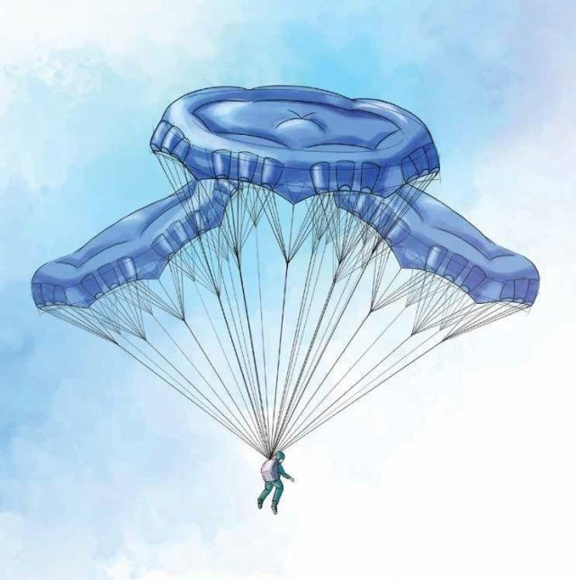 «Ростех» собирается наладить экспорт парашютов для спасения (3 фото)