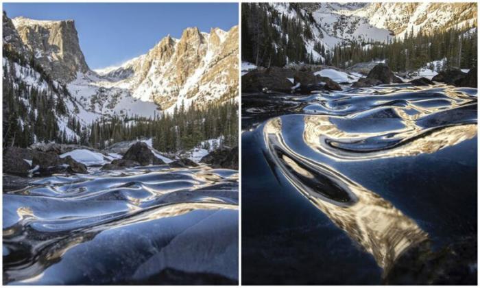 Уникальное явление природы на озере в Колорадо (20 фото)