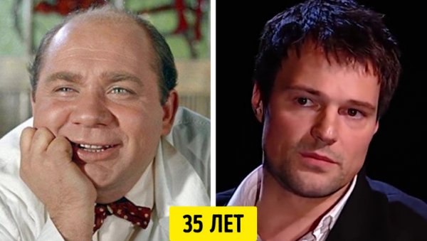  Советские и современные звезды в одном и том же возрасте (16 фото)