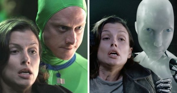 Актеры "до и после" своих превращений в фантастических  (14 фото)