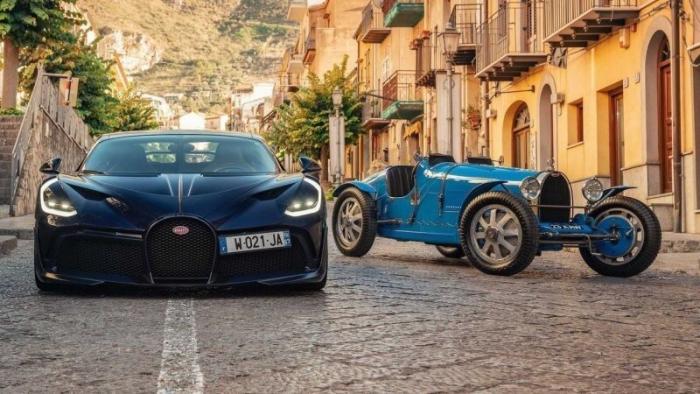 Историческое воссоединение: Bugatti Divo встретил старшего брата Type