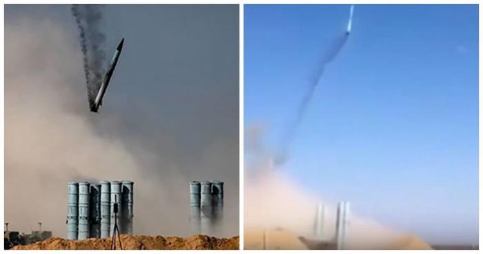 Ракета C-400 "Триумф" упала рядом с российскими военными (4 фото)