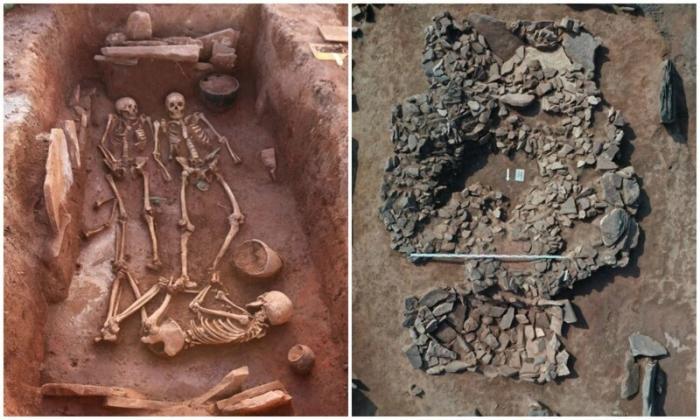 В Сибири обнаружили семейную могилу возрастом 2500 лет (6 фото)