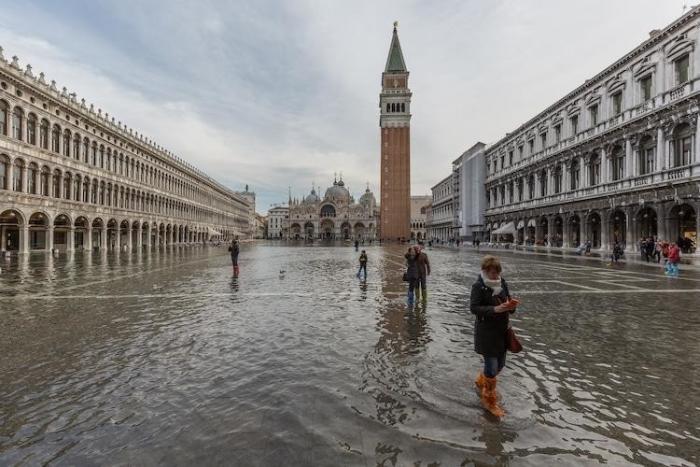 Новая технология может спасти Венецию от будущих наводнений (4 фото)