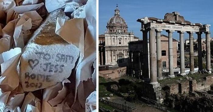 Туристка вернула римскому музею украденный артефакт (5 фото)
