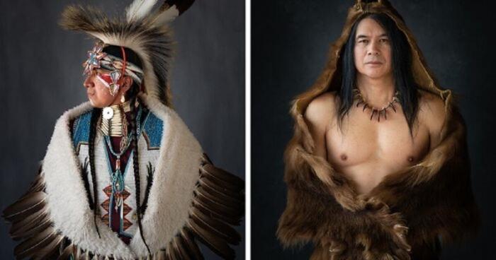 Ритуальные костюмы американских индейцев (18 фото)