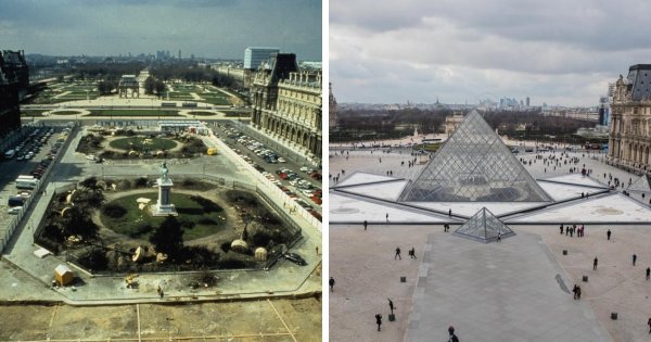 До и после: места, на которых были возведены знаменитые (9 фото)
