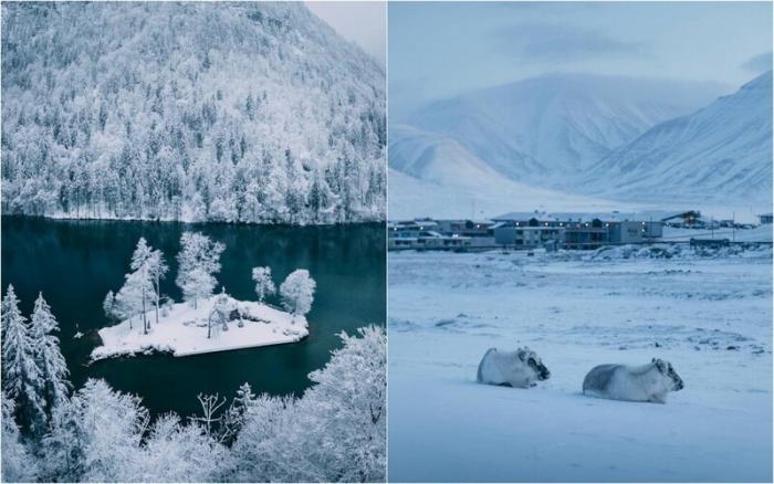 Австрия и Норвегия зимой на снимках Себастьяна Шейхла (20 фото)
