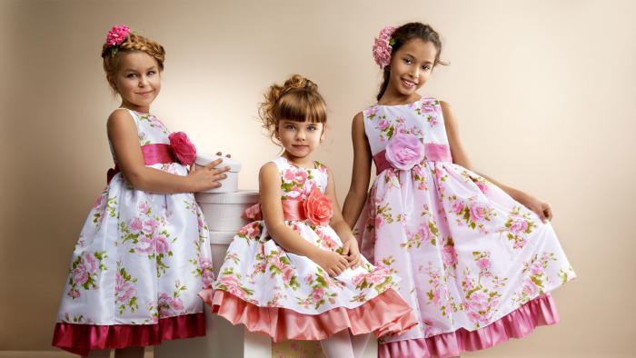 Купить недорого платья для девочек оптом от производителя
