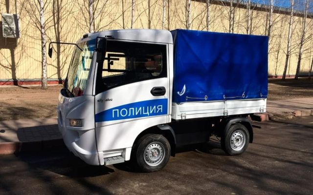 Туламашзавод начал производство электромобилей для полиции (4 фото)