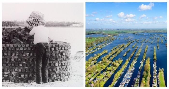 Загадочное резанное озеро в Нидерландах (10 фото)