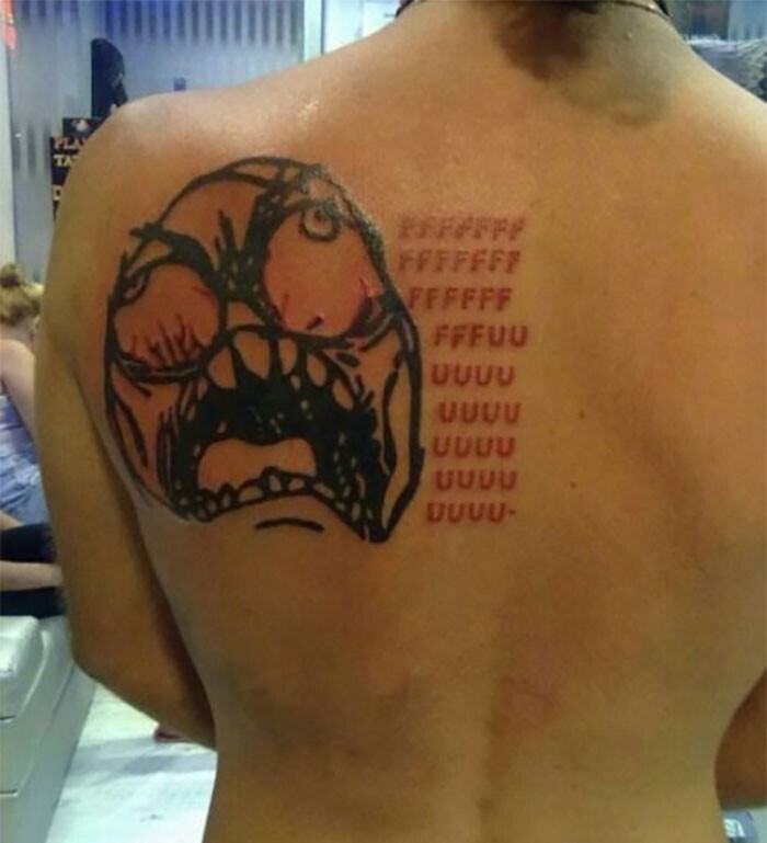 Самые ужасные Татуировки на спине