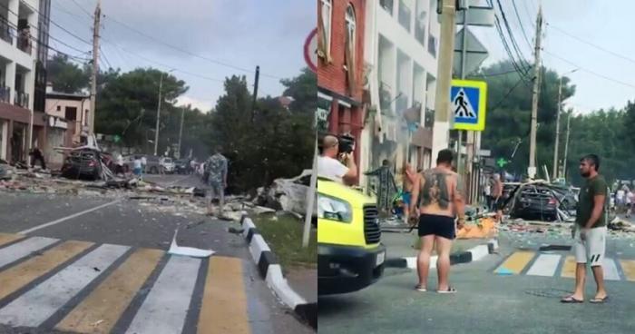 В гостинице Геленджика произошел взрыв: есть погибший и пострадавшие (5 фото)