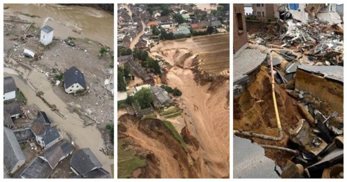 В Германии считают прошедшее наводнение катастрофой невиданного доселе масштаба (5 фото)