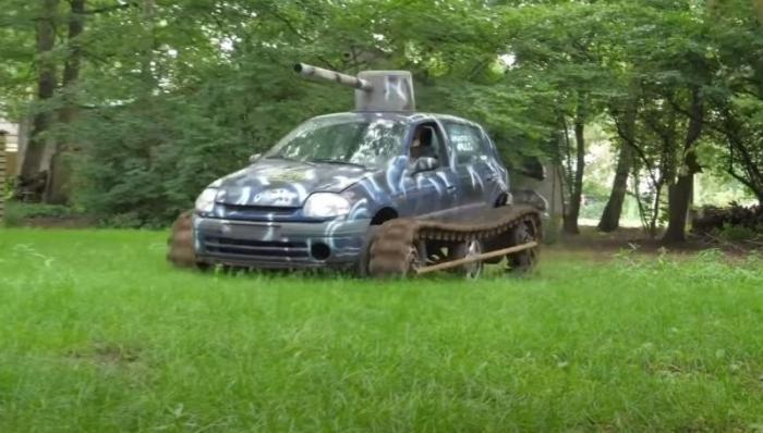 «Clio-Tank» — в Нидерландах создали танк на базе старенького Renault (3 фото)