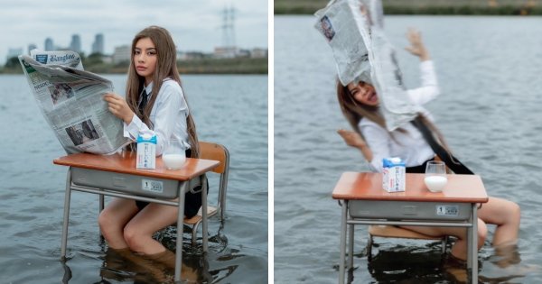 Модель из Таиланда ViennaDoLL высмеивает стереотипные фотографии девушек в Instagram (13 фото)