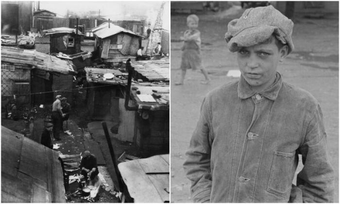 Гувервилль: как выглядела жизнь в трущобах Великой депрессии (21 фото)