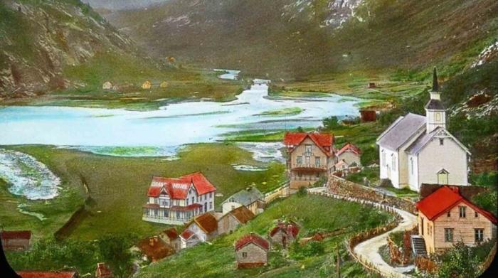 Цветные фото старой Норвегии (34 фото) 