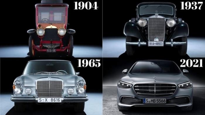 Эволюция представительских автомобилей Mercedes S-class с 1904 по 2021 год (3 фото)