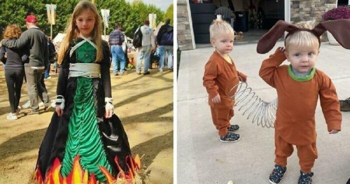  30 отличных детских костюмов для празднования Хэллоуина (31 фото)  