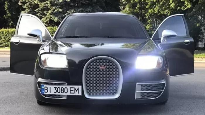 Седан Chery переделали в некое подобие Bugatti и теперь продают (7 фото) 