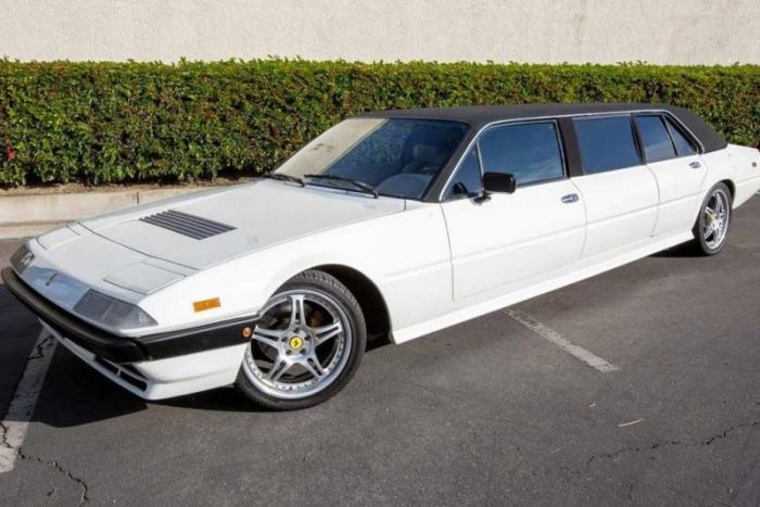 Кто-то заплатил 20.000 долларов за этот странно, но крутой лимузин Ferrari 1981 года (10 фото)