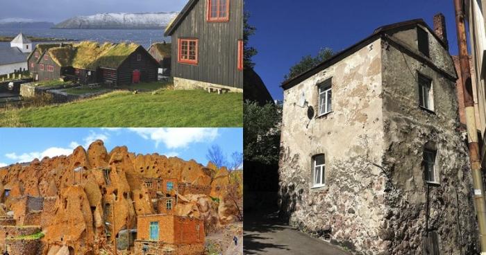  Ветхое жилье: в каких самых старых домах все еще живут люди (12 фото) 