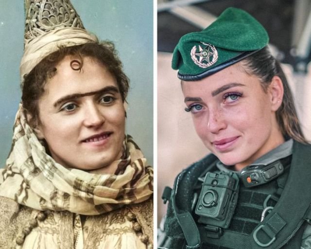 Как изменились женщины разных народов более чем за 100 лет (14 фото)