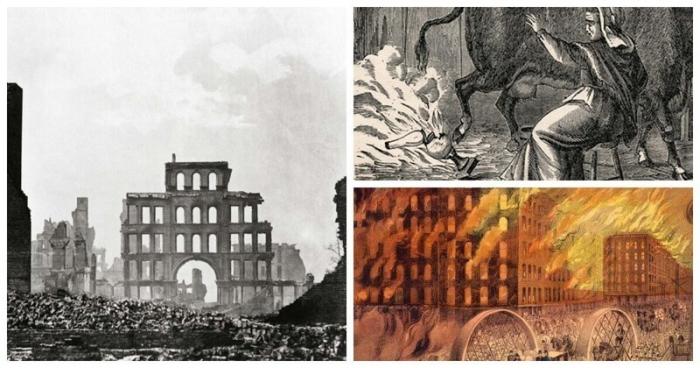  Великий чикагский пожар 1871 года и его последствия, архивные снимки (23 фото) 