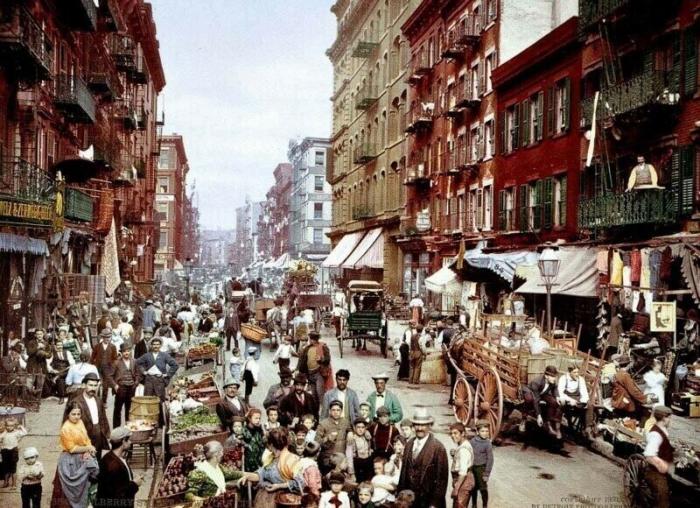  Старинные фотохромы Нью-Йорка 1900&#8209;х годов (11 фото) 