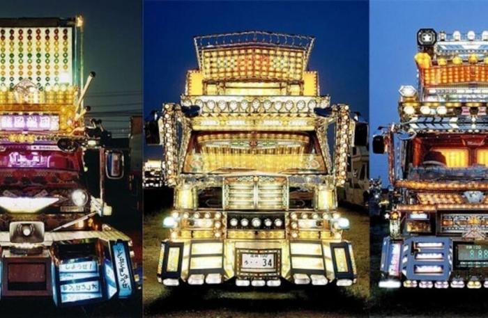  18 фото о том, как в Японии делают тюнинг грузовых автомобилей (19 фото)  