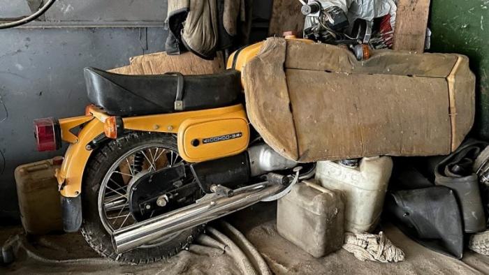  30 лет в сарае: новый мотоцикл «Восход-3М» (29 фото) 