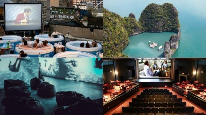  «Кино, вино и домино»: самые необычные кинотеатры со всего мира (17 фото)