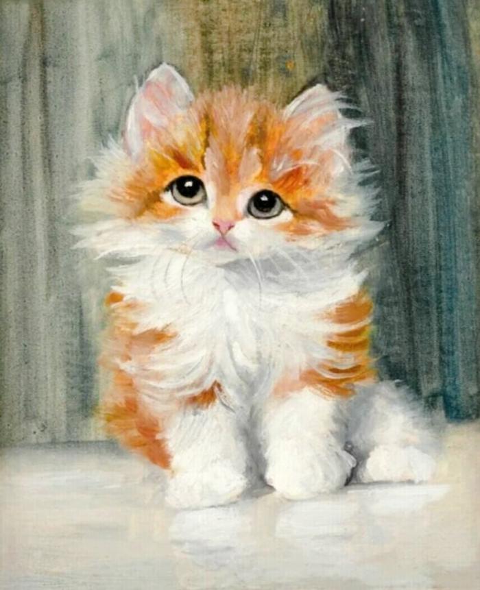  17 забавных и милых кошачьих картин от художников со всего света (17 фото) 