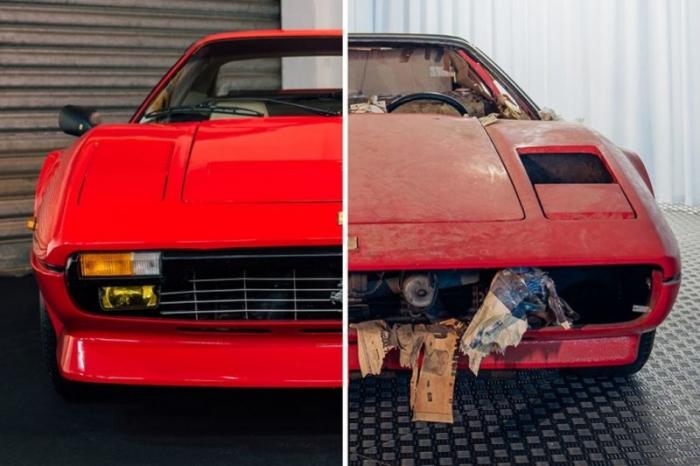 Ferrari 308 GTSi 1982 года — действительно особенная находка в сарае (14 фото)  