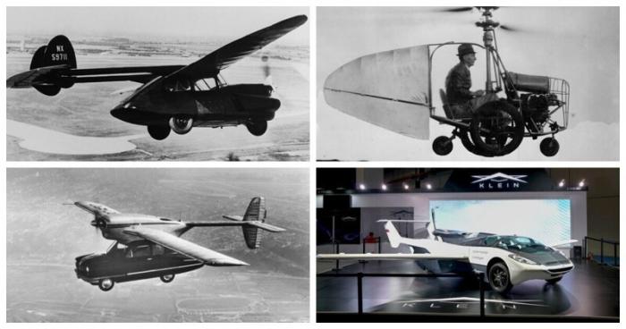  От фантастики - к реальности: история летающих автомобилей (12 фото)  