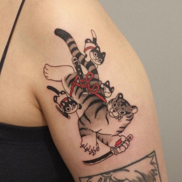 Временные татуировки Животные