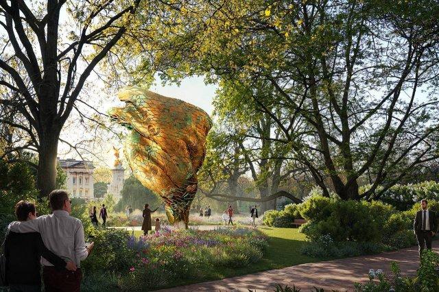 В Лондоне выбирают мемориал королеве Елизавете II (10 фото)