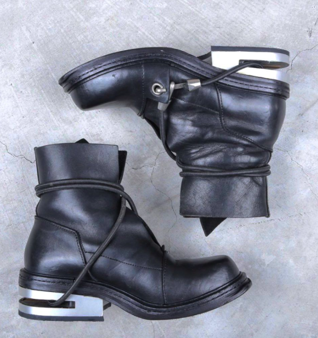 Ботинки со шнурком - веревкой (5 фото)