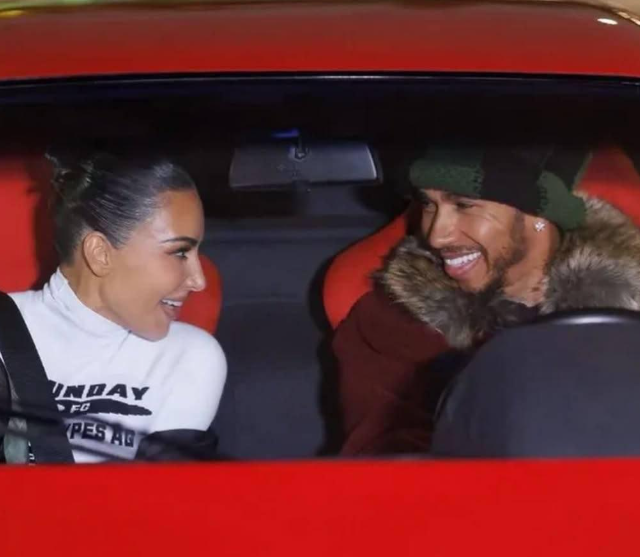 Возможный роман Льюиса Хэмилтона и Ким Кардашьян (2 фото)